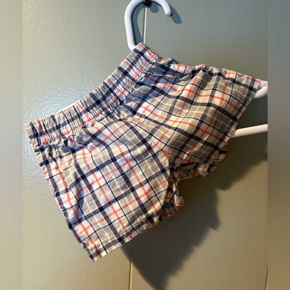 Carter's Multicolor Plaid Baby Shorts